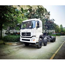 Chasis del camión de Dongfeng de la impulsión 8X4 para el camión volquete / el camión del cargo / el camión de la grúa